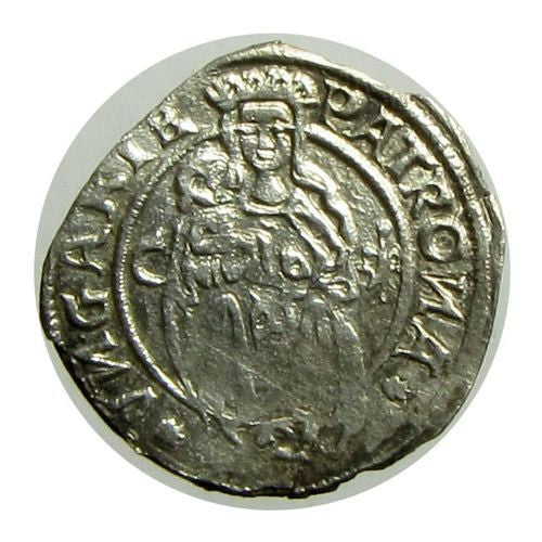 I. Ferdinánd 1528 C-liliom denár változat