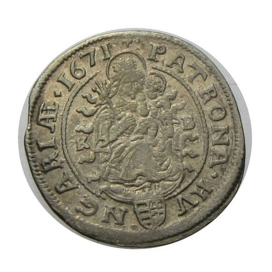 I. Lipót 1671 KB VI krajcár