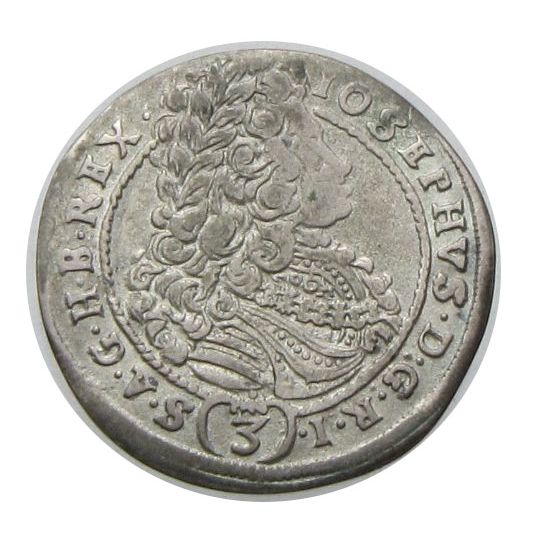 I. József 1709 CH-PW 3 kreuzer
