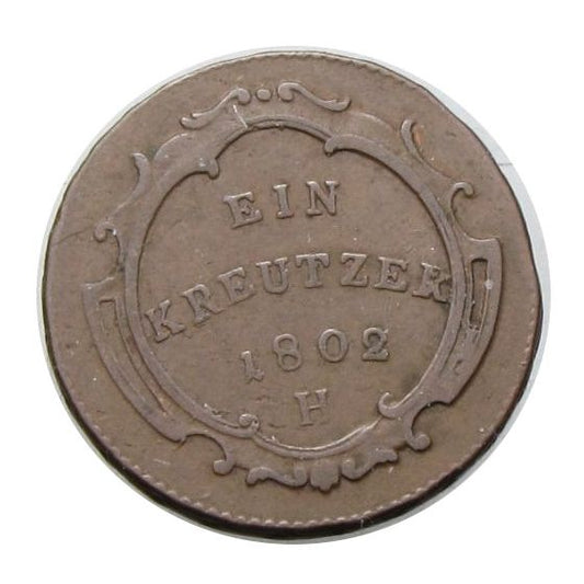 Ferenc 1802 H 1 krajcár