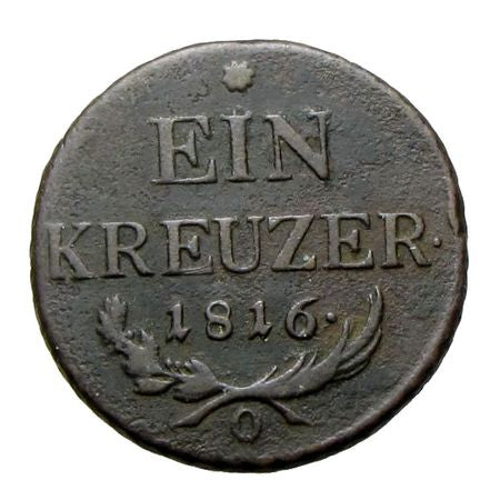 Ferenc 1816 O 1 krajcár