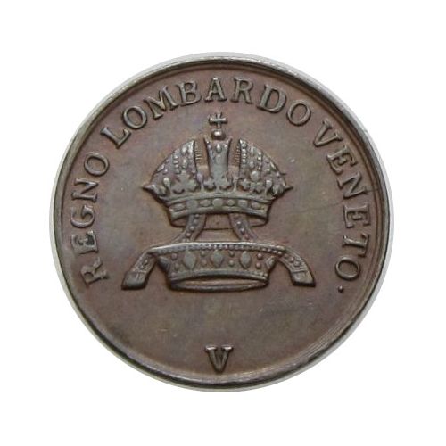 V. Ferdinánd 1843 V 1 centesimo