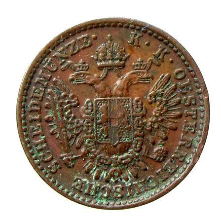 Ferenc József 1851B 1/2 krajcár