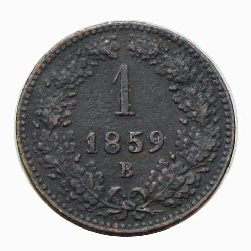 Ferenc József 1859B 1 krajcár