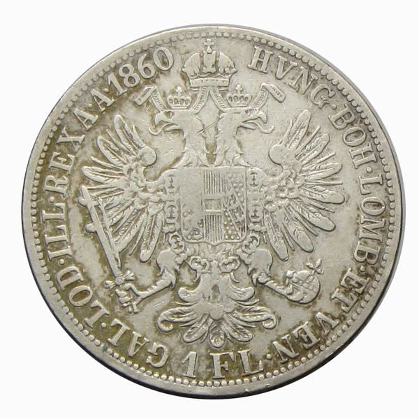Ferenc József 1860A 1 Florin
