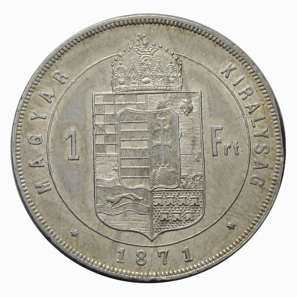 Ferenc József 1871KB 1 Forint