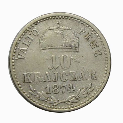 Ferenc József 1874KB 10 krajcár