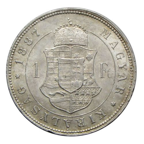 Ferenc József 1887KB 1 Forint