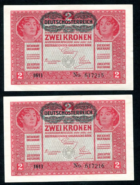 1917 2 Korona sorszámkövető