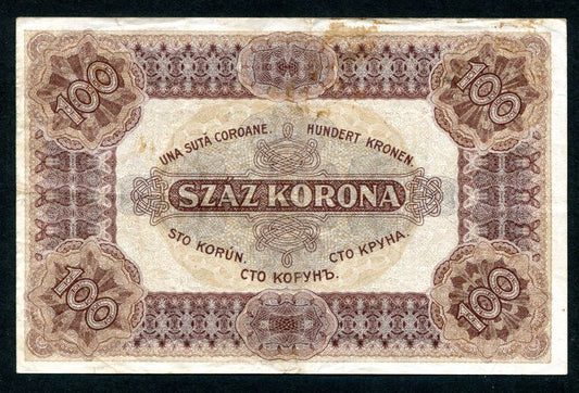 1920 100 Korona - barna sorszám