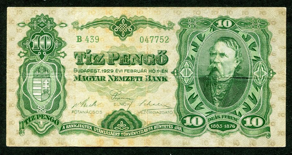 1929 B 10 Pengő