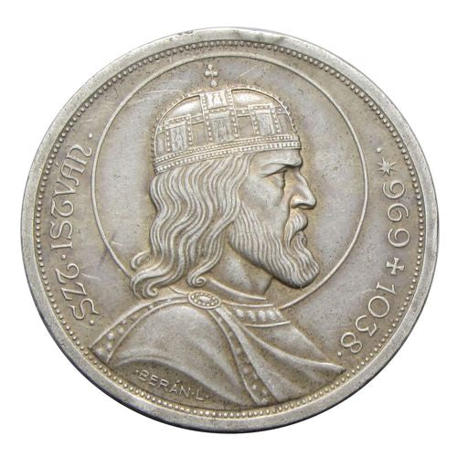 1938 5 Pengő Szent István