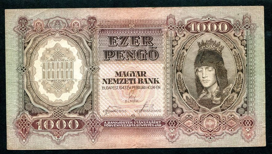 1943 F 1000 Pengő