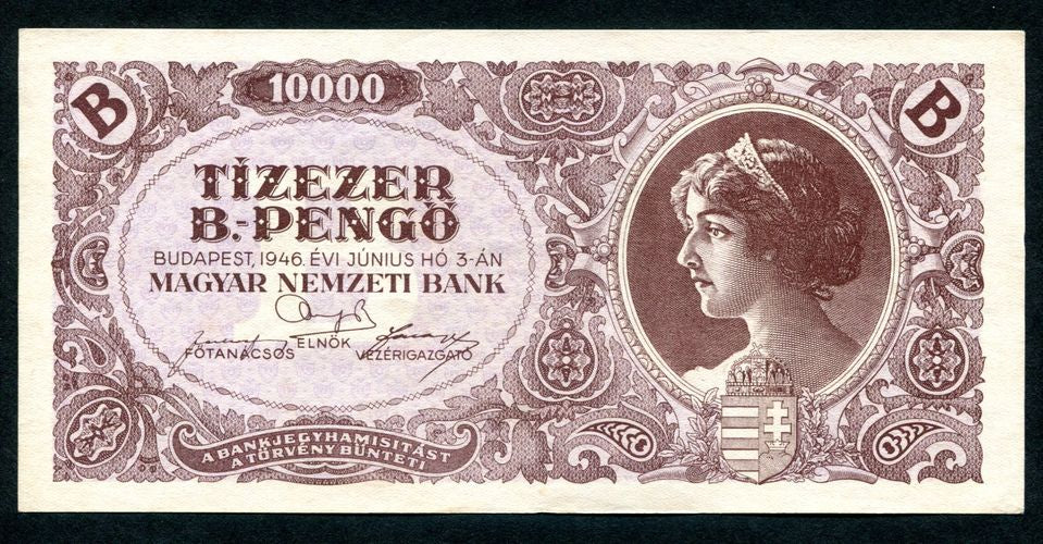 1946 10000 B-Pengő