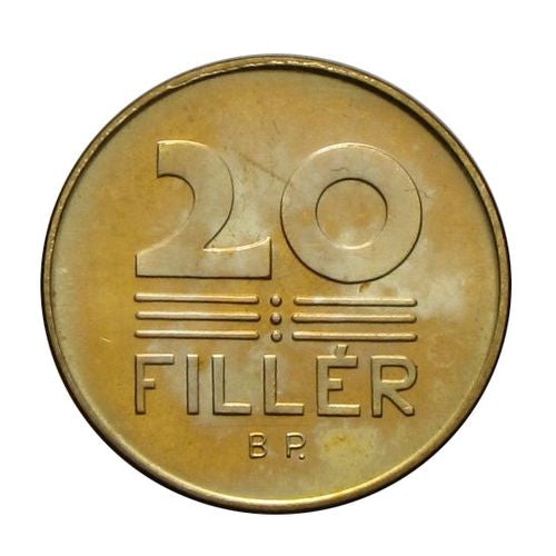 1948 20 fillér - citromsárga