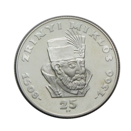 1966 25 Forint Zrínyi Miklós proof like
