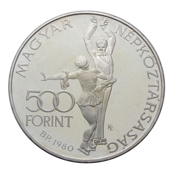 1980 500 Forint Lake Placid PP