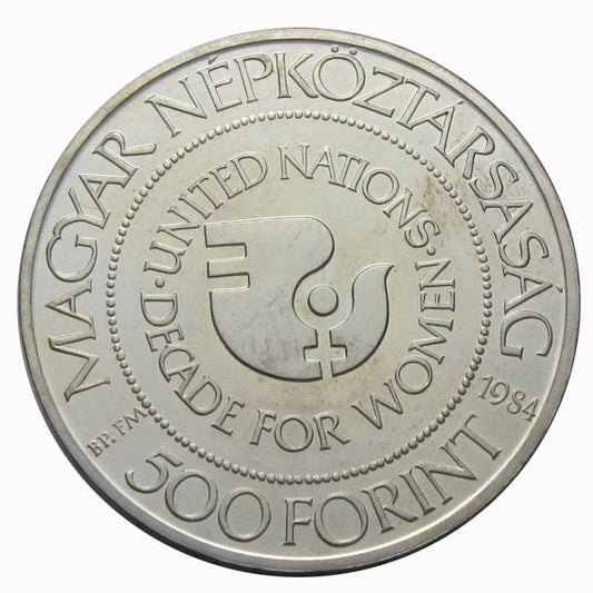 1984 500 Forint Nők Évtizede BU