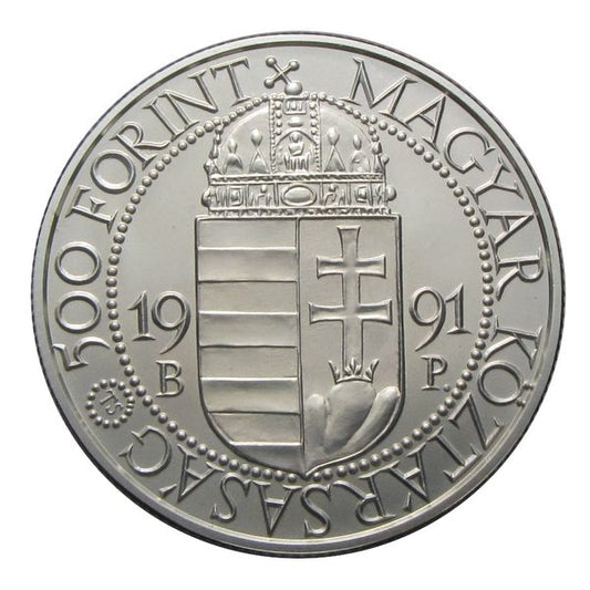 1991 500 Forint II. János Pál BU