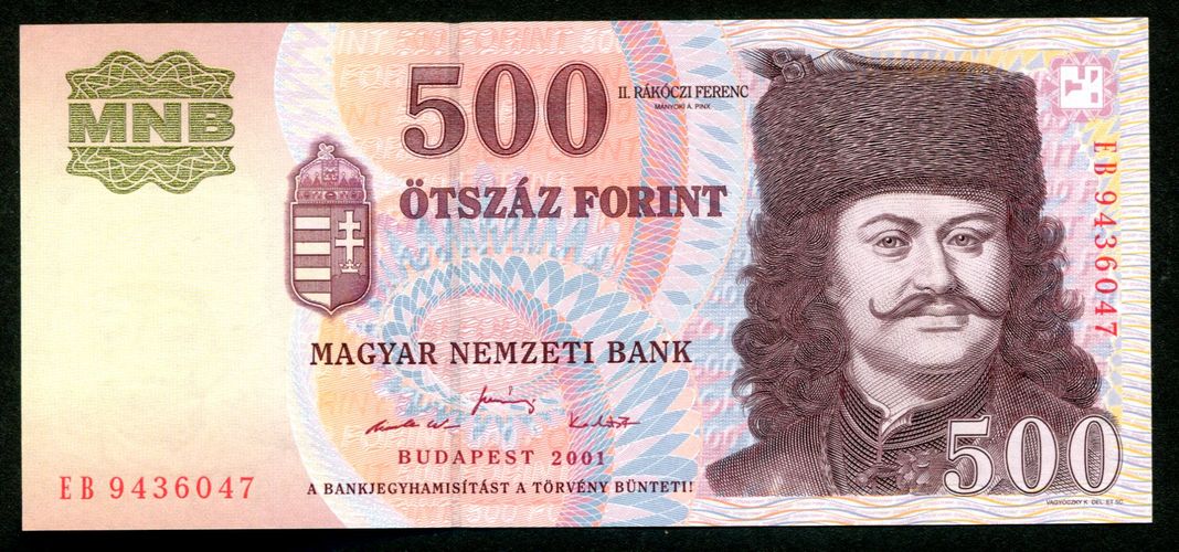 2001 500 Forint EB