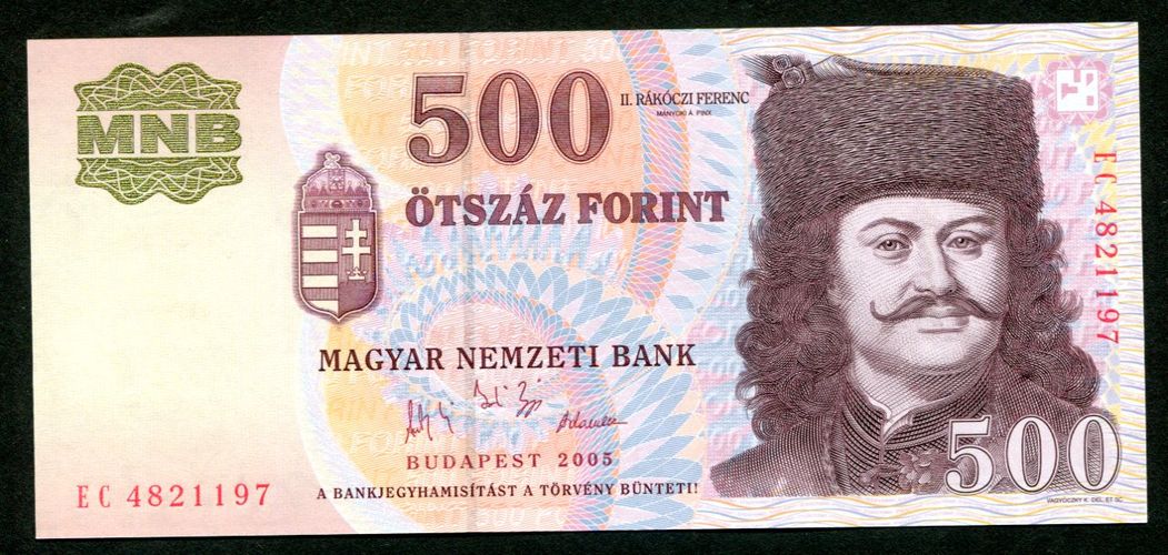 2005 500 Forint EC