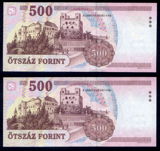 2005 500 Forint EA - sorszámkövető