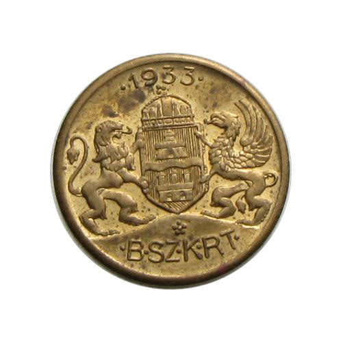 BSzKRt 1933 kisszakaszjegy ARTEX