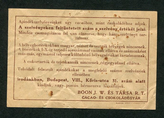 Budapest Boon utalvány