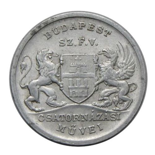 Budapest Csatornázási Művek pisilőpénz