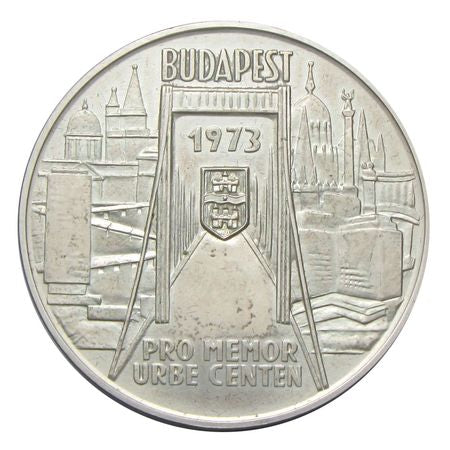 Budapest 1973 centenáriumi emlékérem BU