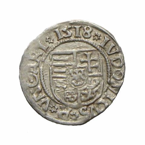 II. Lajos denár ÉH 673m 1518 KG