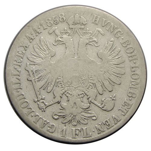 Ferenc József 1858B 1 Florin