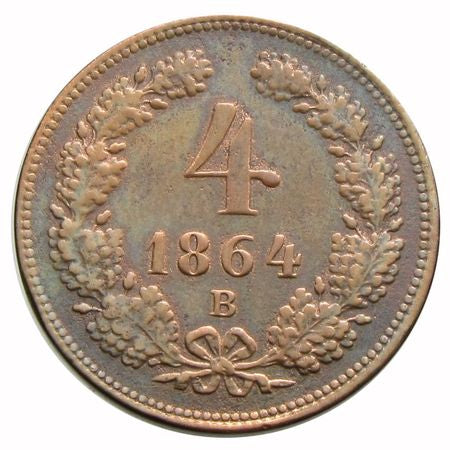 Ferenc József 1864B 4 krajcár