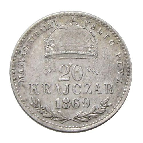 Ferenc József 1869KB 20 krajcár - MKVP
