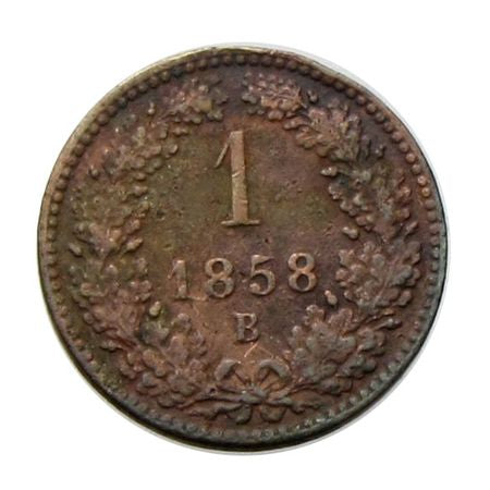 Ferenc József 1858B 1 krajcár