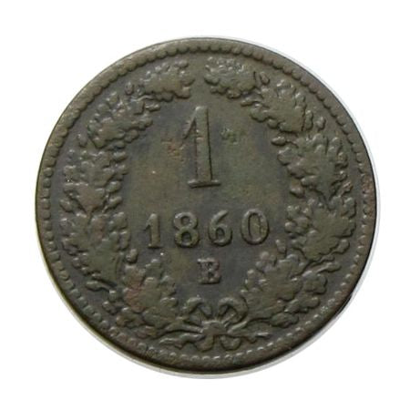 Ferenc József 1860B 1 krajcár