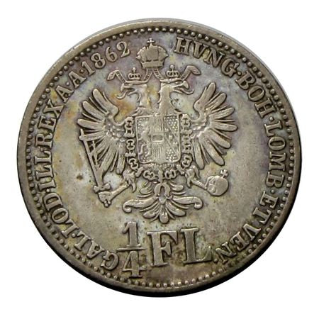 Ferenc József 1862A 1/4 Florin