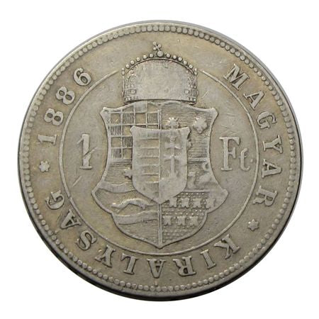 Ferenc József 1886KB 1 Forint