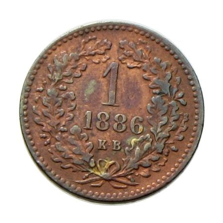 Ferenc József 1886KB 1 krajcár