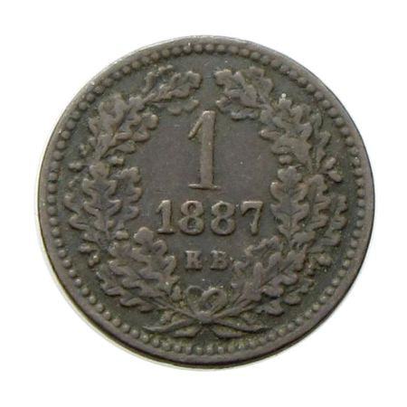 Ferenc József 1887KB 1 krajcár