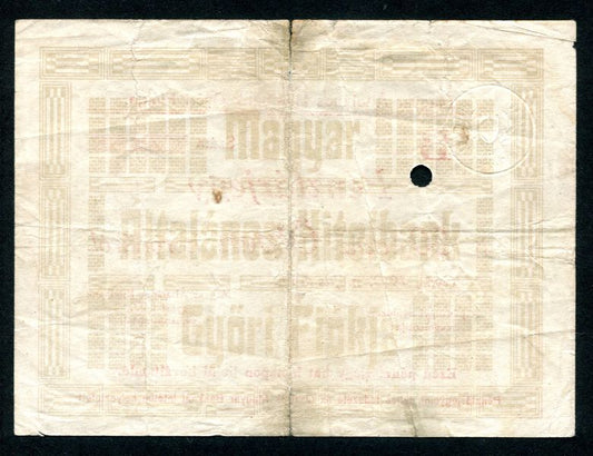 Győr 1919 50K - Magyar Általános Hitelbank