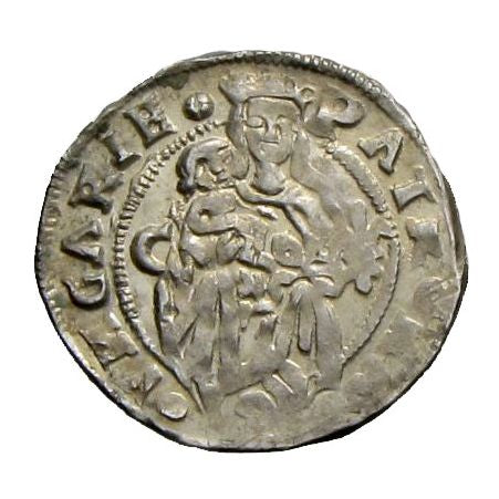 I. Ferdinánd 1529 C-liliom denár