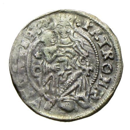 I. Ferdinánd 1528 rozetta - C - liliom denár