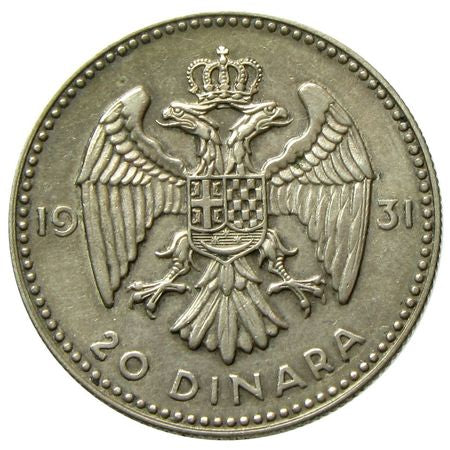 Jugoszlávia 1931 20 Dinár