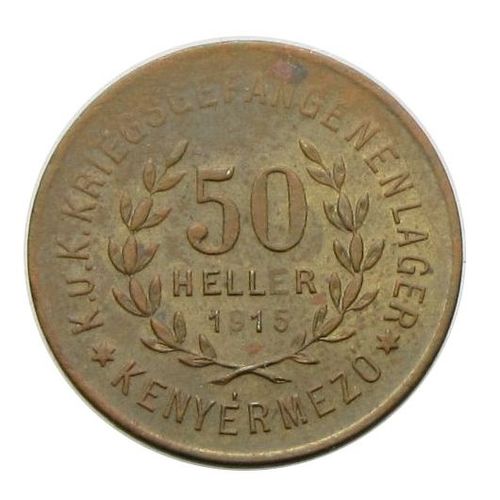 Hadifogolytábor - Kenyérmező 1915 50 fillér
