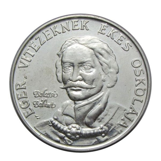 MÉE Eger 1985 ICOMOS Balassi Bálint ezüst emlékérem