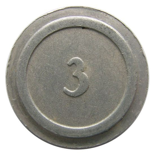 Utasellátó Automata Érme "3" értékjelzés