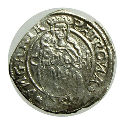 I. Ferdinánd 1528 C-liliom denár változat