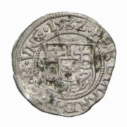 I. Ferdinánd 1532 KB denár