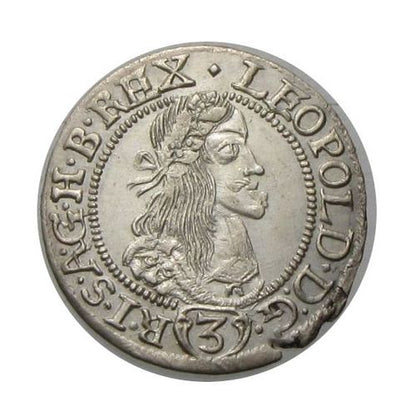 I. Lipót 1665 KB 3 krajcár